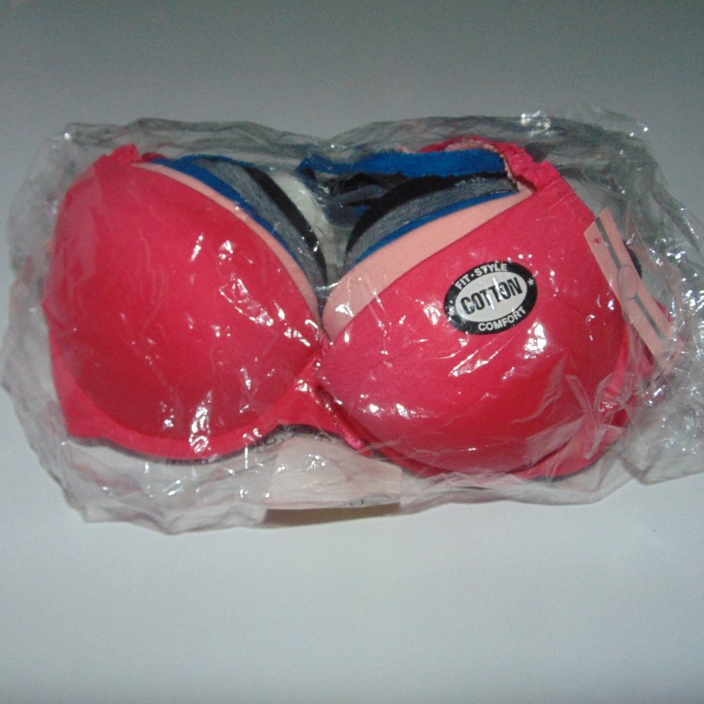 NWT 36C Bra - 6 pk (HotPk, LtPk, Bl, Gry, Blk,Wht)